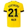 Maillot de Supporter BVB Borussia Dortmund Malen 21 Domicile 2022-23 Pour Homme
